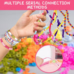HASTHIP DIY Bracelet Making Kit for Girls with Beads and Storage Case | Craft Jewelry Gift