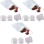 HASTHIP Tea Bags for Loose Leaf Tea featuring Drawstring Closure and 100 pcs 5.5x7cm | Non Woven Filter Bags