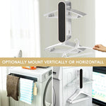 HASTHIP Clothes Hanger Organizer Rack for Closet and Laundry with Double Layer Retractable Design | Holds up to 50 Hangers and Supports 8 lbs