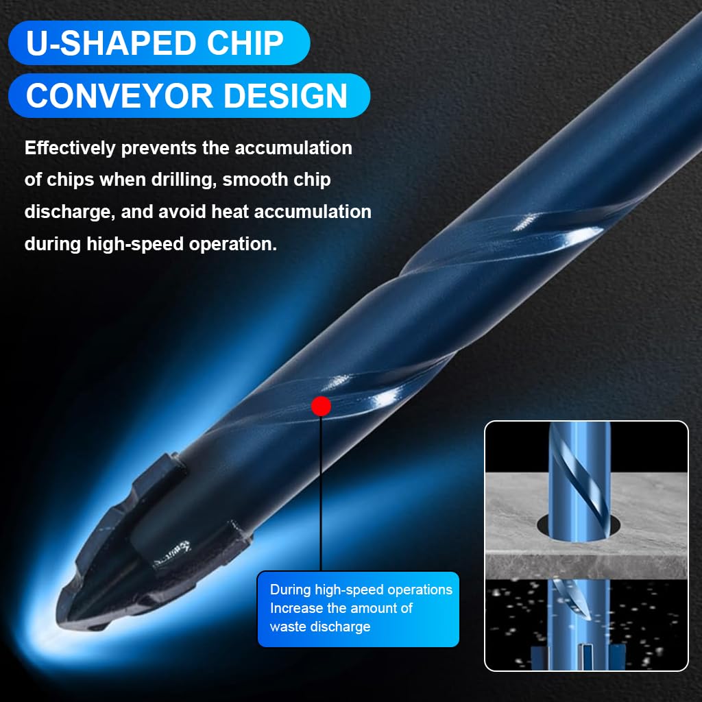 HASTHIP® 7-Piece Carbide Drill Bit Set