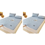 HASTHIP Thin Bed Mattress 59x78 in for All Season Comfort with Elastic Corner Straps | Waterproof Cotton Sheet