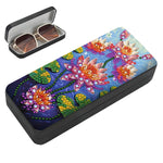 HASTHIP Flower Diamond Art Kits for Adults with Special Shaped Rhinestones | DIY Eyeglasses Case Painting Set for Beginners