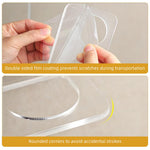 HASTHIP Hair Brush Holder for Bathroom with Clear Acrylic Space-Saving Design | Easy to Clean
