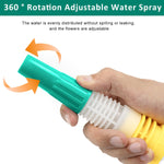 HASTHIP Adjustable Water Hose Nozzle for Car Wash and Gardening with Pressure Booster | Fits 1/2 in Hose and Durable Plastic Build