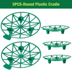 HASTHIP Strawberry Plant Supports for Clean Fruit Growth with 31cm Grid Stand | Weather‑Resistant Plastic