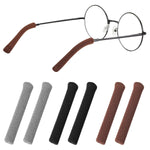 HASTHIP Anti Slip Glasses Ear Grip for Sunglasses and Eyewear featuring Soft Acrylic Sleeves | 3 Pairs Universal Fit 5mm to 12mm