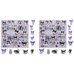 HASTHIP Kuromi Sticker Gift Set 200 pcs for DIY Decor featuring Cute Assorted Designs | Kawaii Gifts for Kids and Sanrio Fans