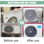 HASTHIP® Ac cover 1.5 Ton, 1.5P Waterproof AC Condenser Unit Cover, Air Conditioner Cover For Outside Units Insulated AC Cover With Sun Protection,Dust-proof Waterproof Window AC Protection Cover