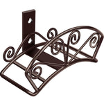 HASTHIP Garden Hose Hanger for Wall Mounting with Cast Iron Hook 33.5x14.5x17.8cm | Rustproof Outdoor Storage