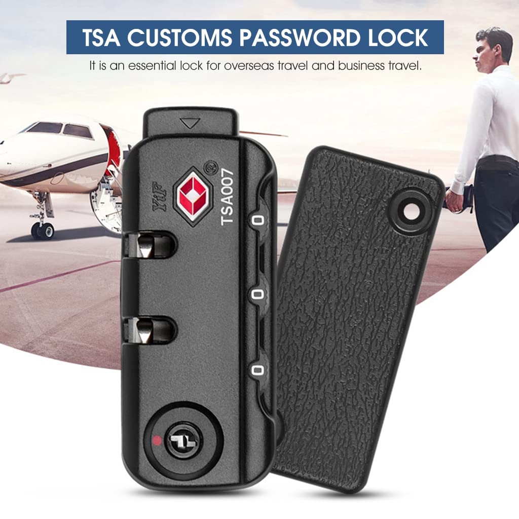 HASTHIP TSA Lock for Travel Luggage with Resettable 4 Slot Combination | ABS Secure Design