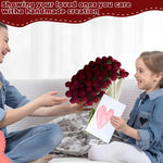 HASTHIP Flower Bouquet Blanket for All Seasons with 3D Crochet Floral Design | 80cm Soft Knitted Throw