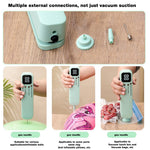 HASTHIP Vacuum Bag Sealer with Air Blower and USB Rechargeable Auto Sealing | 3 Attachments