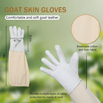 HASTHIP Beekeeping Suit for Men and Women with Mesh Veil Zip Hood & Gloves | XL Protective Workwear