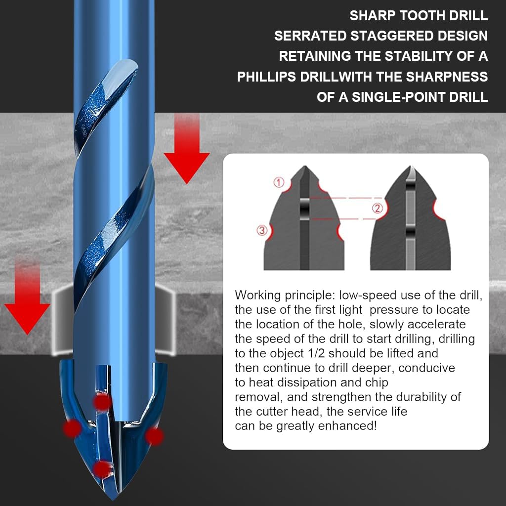 HASTHIP® 7-Piece Carbide Drill Bit Set