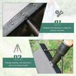 HASTHIP Hand Weeder for Weed Removal and Mud Cleanup with Metal Shovel Scraper | 2PCS