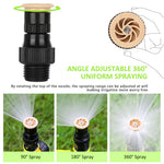 HASTHIP Garden Water Sprinkler for Lawn and Outdoor Use with 360° Rotation | 3 Pcs ABS Irrigation System