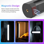 HASTHIP RGB Video Stick Light with Magnetic Mount & Rechargeable Battery