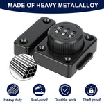 HASTHIP Password Door Lock for Interior & Exterior Doors with 3-Digit Keyless Latch | Heavy Duty Zinc Alloy