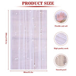 HASTHIP Table Runner for Weddings and Parties with Pearl Embellished Lace 80x300cm | Elegant Sheer Dining Decor