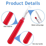 HASTHIP® 5PCS Colorful Seam Ripper Assortment Thread Remover Kit, 2 Big and 2 Small Handy Stitch Ripper Sewing Tools with Scissor for Sewing Needlework DIY Craft