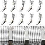 HASTHIP® 10 Pack Tablecloth Clips, Butterfly Picnic Table Cloth Holder,Heavy Duty Picnic Table Clips for Party Home Restaurant Camping Accessories