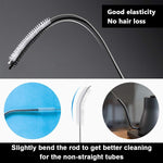 HASTHIP Straw Cleaner Brushes for Sippy Cup and Bottle Cleaning 12pcs 8 Inch with Fine Tip | Stainless Steel and Nylon