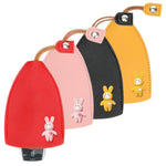 HASTHIP Car Key Case for Cute Key Storage with Pull Out Design and PU Leather | 4 PCS Set