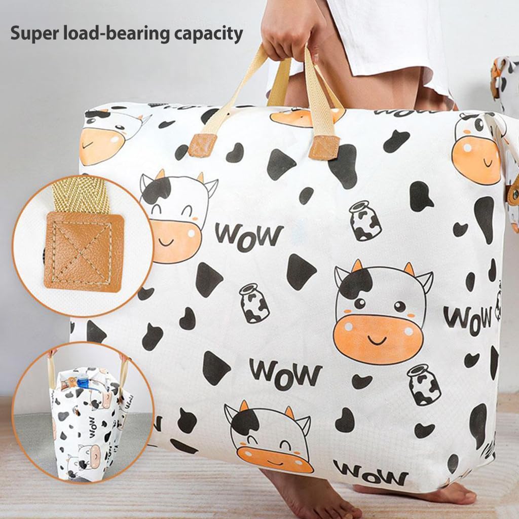 HASTHIP Underbed Storage Bags for Clothes and Blankets with Reinforced Handles | 4 Sizes 45x52cm–70x82cm