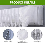 HASTHIP AC Dust Protection Cover for Split 1–1.5 Ton featuring Smart Airflow Design and Cotton Lace