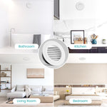 HASTHIP Air Vent for Bathroom and Ceiling Use featuring 150mm Round Design with Fly Screen | ABS Exhaust Cover for Room and Office