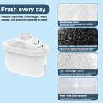 HASTHIP Compatible Brita Water Filter Pitchers with 6Pcs Replacement Filters 21 Gal Capacity | Improves Taste and Removes Odor