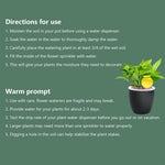 HASTHIP Drip Irrigation Kit for Pots with Porous Ceramic Watering Device 4pcs | Automatic Plant Care