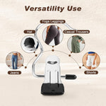 HASTHIP Adjustable Clothes Pants Hangers for Closet Organization with 360° Swivel Hooks | 10 Pcs Metal Clip Design