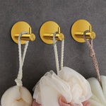 HASTHIP Self Adhesive Wall Hooks for Bathroom and Kitchen featuring 304 Stainless Steel | 12PCS Rustproof Waterproof Design