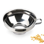 HASTHIP Canning Funnel for Kitchen Use with Handle and 5.8×2.3 in Wide Mouth 304 Stainless Steel