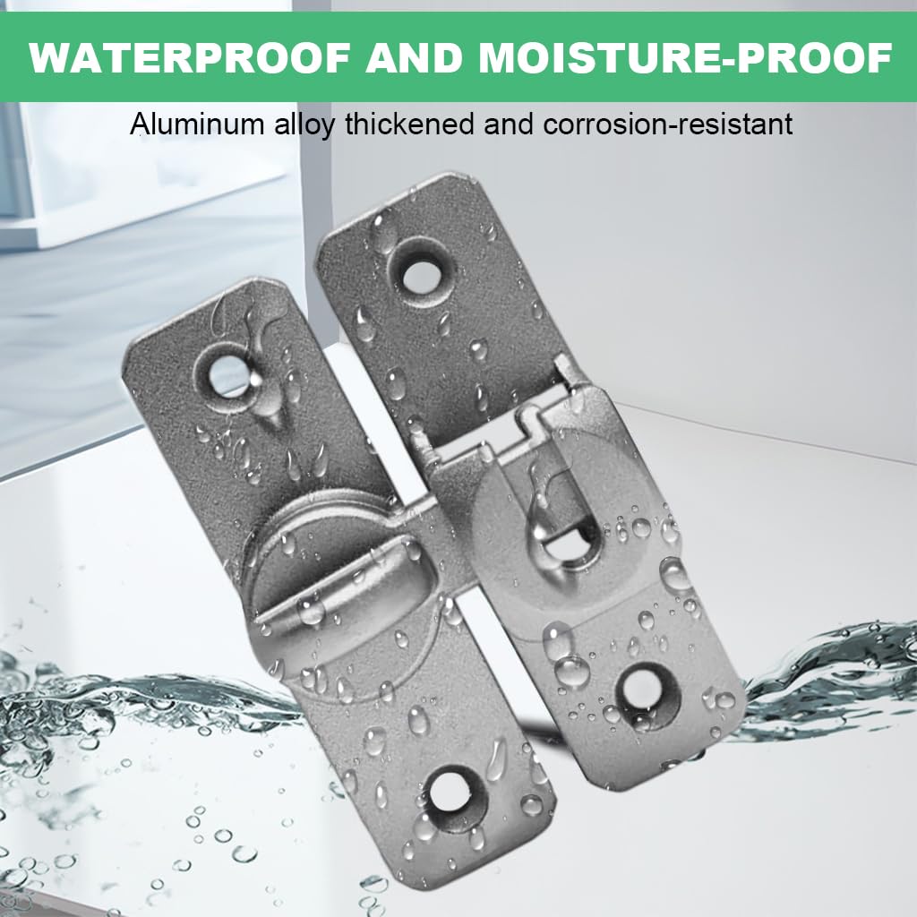 HASTHIP Door Latch Lock for Gate and Closet with 90°/180° Adjustable Design | Zinc Alloy