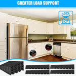 HASTHIP Furniture Leg Cap Anti Slip Shims 40 Pcs with 3.9 in Length | Recycled Plastic Leveling Pads