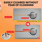 HASTHIP Drain Hair Clog Remover Tool for Bathroom Sink and Shower with 32 in Reach | Flexible PVC and Ergonomic Ring Grip