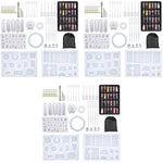 HASTHIP Resin Art Kit for Jewelry Making with 327 pcs Silicone Moulds and Storage Bag