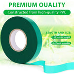 HASTHIP Gardening Twist Ties Roll for Plant Support featuring 150 ft PVC Tape in Green | Ideal for Tomato and Tree Training