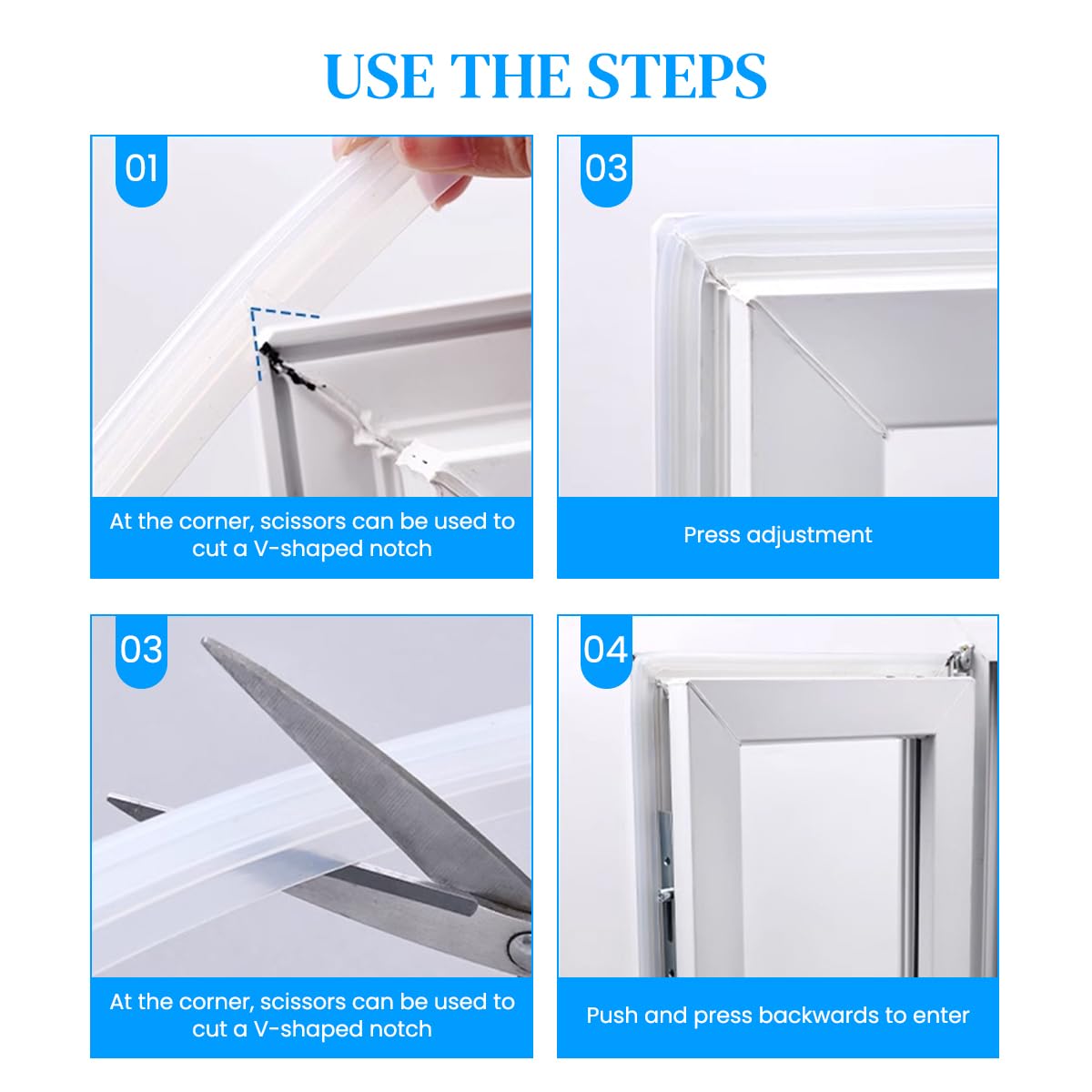 HASTHIP Weather Stripping Seal Strip for Doors and Windows 16.4ft with Snap In Design | Black Cotton