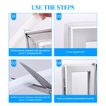 HASTHIP Weather Stripping Seal Strip for Doors and Windows 16.4ft with Snap In Design | Black Cotton