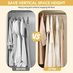 HASTHIP Plastic Hangers 10 Pack for Dry and Wet Clothes with 360º Swivel Hooks | 16.5 in Adult Size