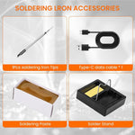 HASTHIP® Cordless Soldering Iron Pen Kit, 3 Adjustable Temperature