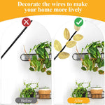 HASTHIP Golden Leaves for DIY Crafts featuring Flexible Stems and 200pcs Embossed Fabric | Ideal for Scrapbooking and Home Decoration