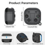 HASTHIP® Silicone Case for Samsung Galaxy Buds FE Case 2023 / Galaxy Buds 2 Pro Case 2022 / Galaxy Buds 2 Case/Galaxy Buds Pro Case/Galaxy Buds Live Case (Light Grey)