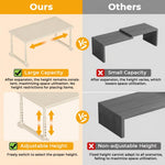 HASTHIP Adjustable Wardrobe Storage Shelf Organizer