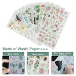 HASTHIP Scrapbooking Stickers for Planner and Album with 30 Sheets Washi Paper | Safe for Children