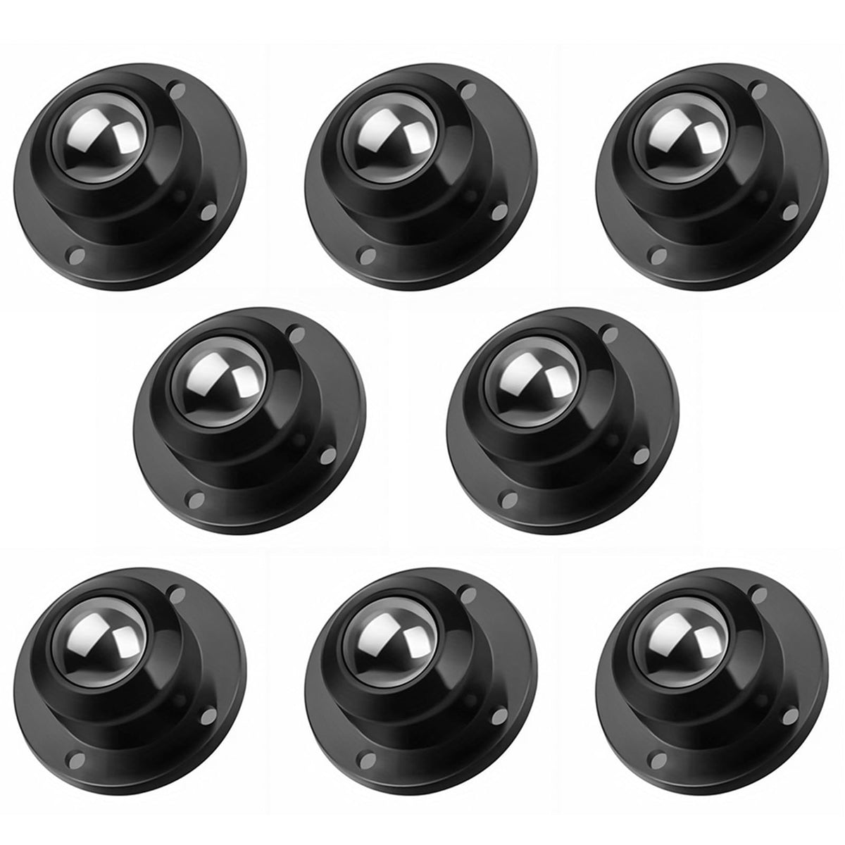 HASTHIP Caster Wheel Set for Furniture and DIY Use featuring 360° Swivel and 400kg Load | 8pcs