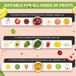 HASTHIP Fresh Onion Storage Containers 4pcs 3.9 in for Kitchen Food | Flexible Silicone Airtight Design